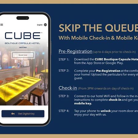 Cube Family Boutique Capsule Hotel At Chinatown Singapur Exterior foto